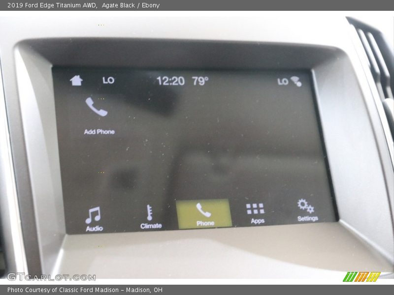Agate Black / Ebony 2019 Ford Edge Titanium AWD