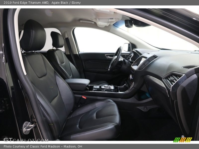 Agate Black / Ebony 2019 Ford Edge Titanium AWD