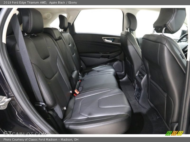 Agate Black / Ebony 2019 Ford Edge Titanium AWD