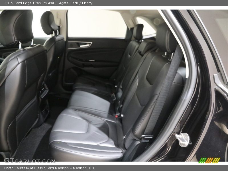 Agate Black / Ebony 2019 Ford Edge Titanium AWD