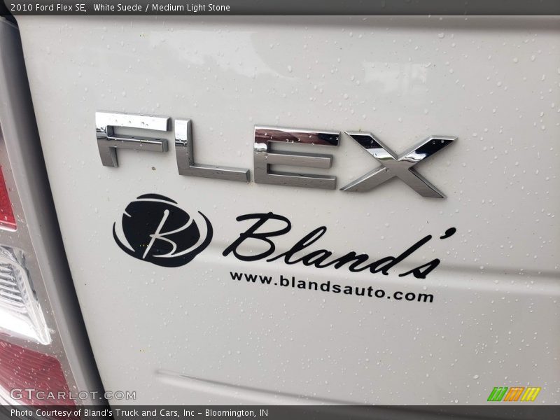 White Suede / Medium Light Stone 2010 Ford Flex SE
