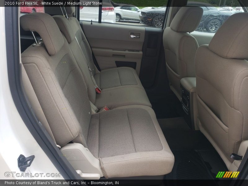 White Suede / Medium Light Stone 2010 Ford Flex SE