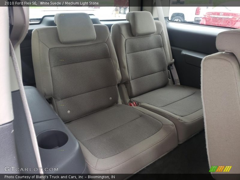 White Suede / Medium Light Stone 2010 Ford Flex SE