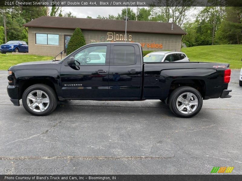 Black / Dark Ash/Jet Black 2016 Chevrolet Silverado 1500 WT Double Cab 4x4