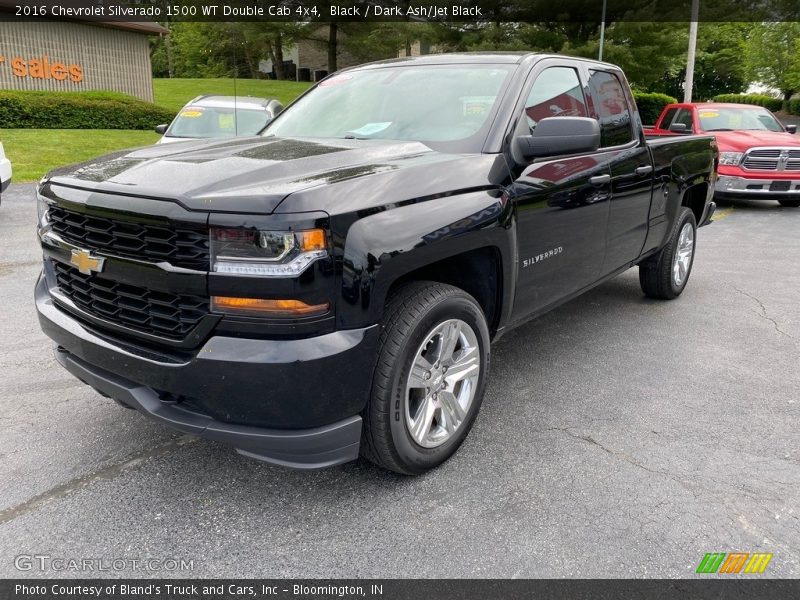 Black / Dark Ash/Jet Black 2016 Chevrolet Silverado 1500 WT Double Cab 4x4