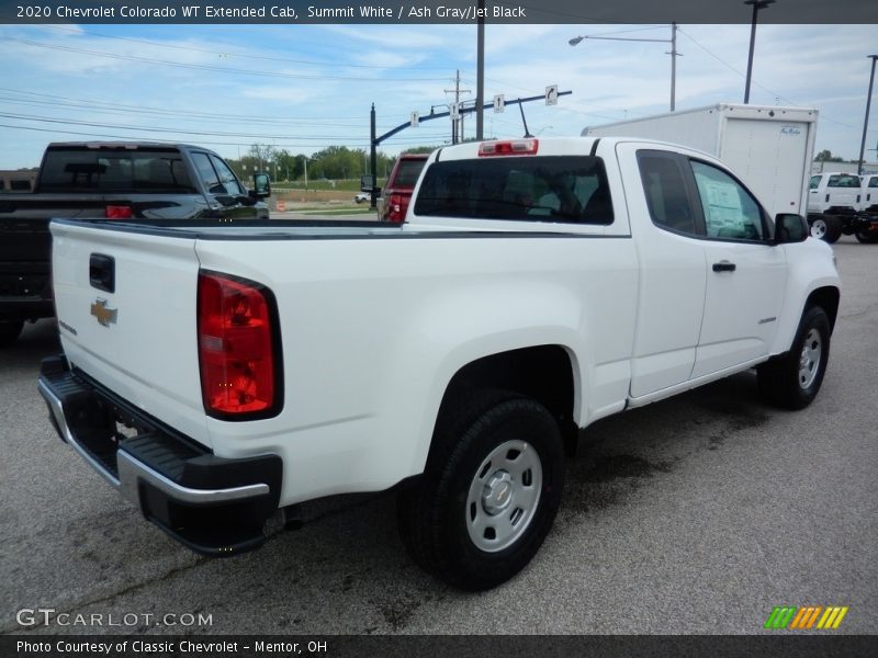 Summit White / Ash Gray/Jet Black 2020 Chevrolet Colorado WT Extended Cab