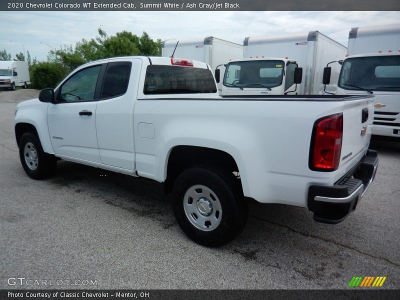Summit White / Ash Gray/Jet Black 2020 Chevrolet Colorado WT Extended Cab