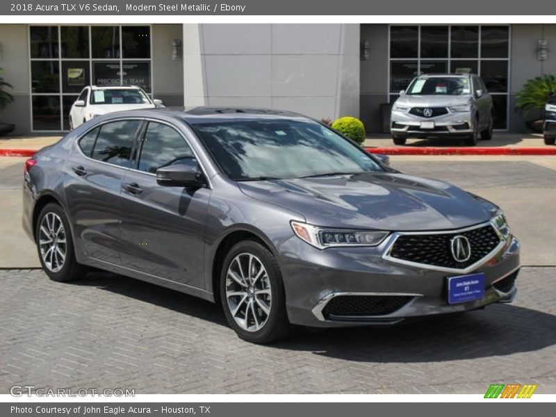 Modern Steel Metallic / Ebony 2018 Acura TLX V6 Sedan