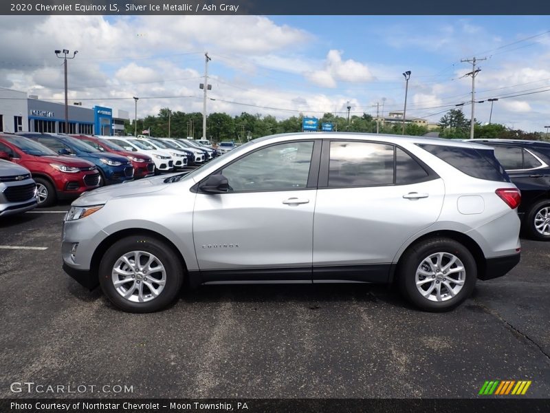 Silver Ice Metallic / Ash Gray 2020 Chevrolet Equinox LS