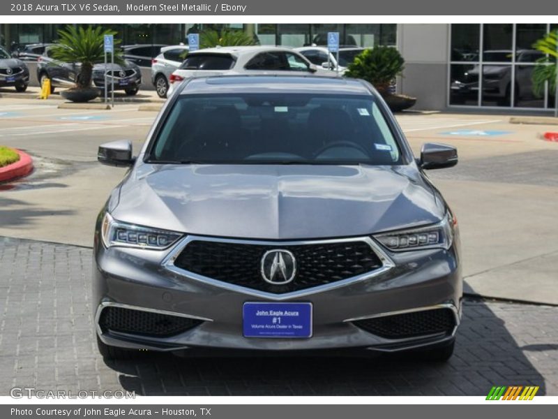 Modern Steel Metallic / Ebony 2018 Acura TLX V6 Sedan