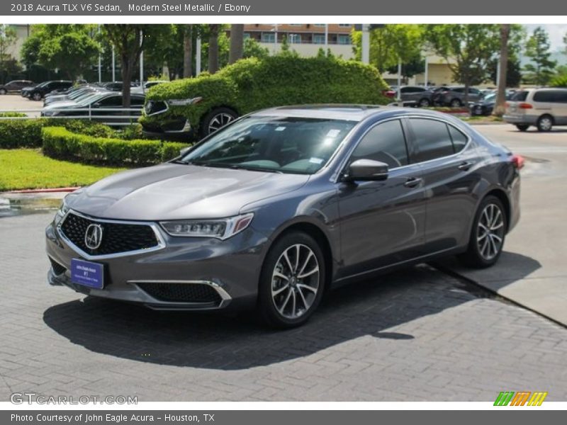 Modern Steel Metallic / Ebony 2018 Acura TLX V6 Sedan
