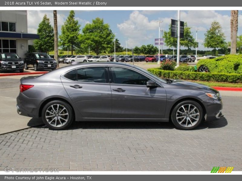 Modern Steel Metallic / Ebony 2018 Acura TLX V6 Sedan