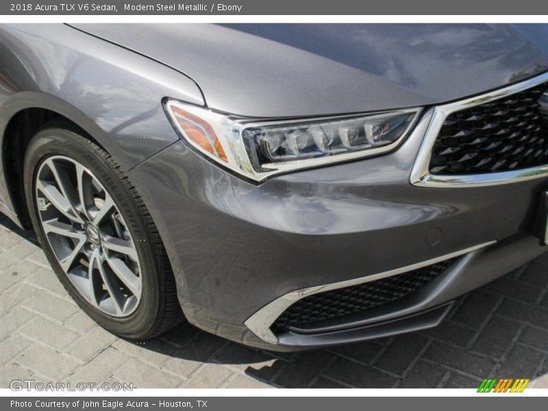 Modern Steel Metallic / Ebony 2018 Acura TLX V6 Sedan