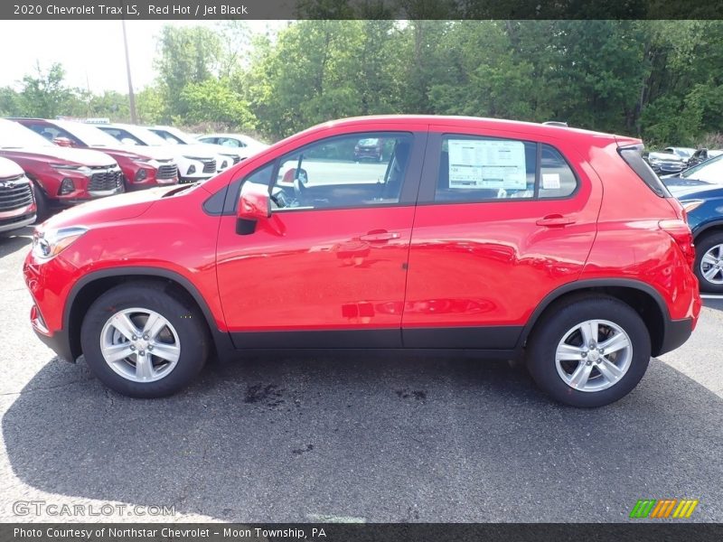 Red Hot / Jet Black 2020 Chevrolet Trax LS