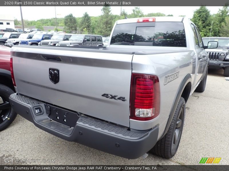 Billet Silver Metallic / Black 2020 Ram 1500 Classic Warlock Quad Cab 4x4