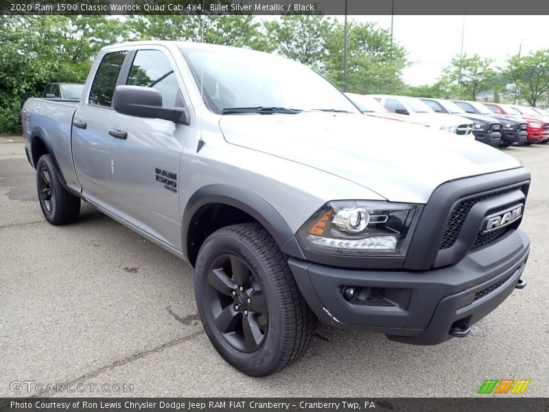 Billet Silver Metallic / Black 2020 Ram 1500 Classic Warlock Quad Cab 4x4