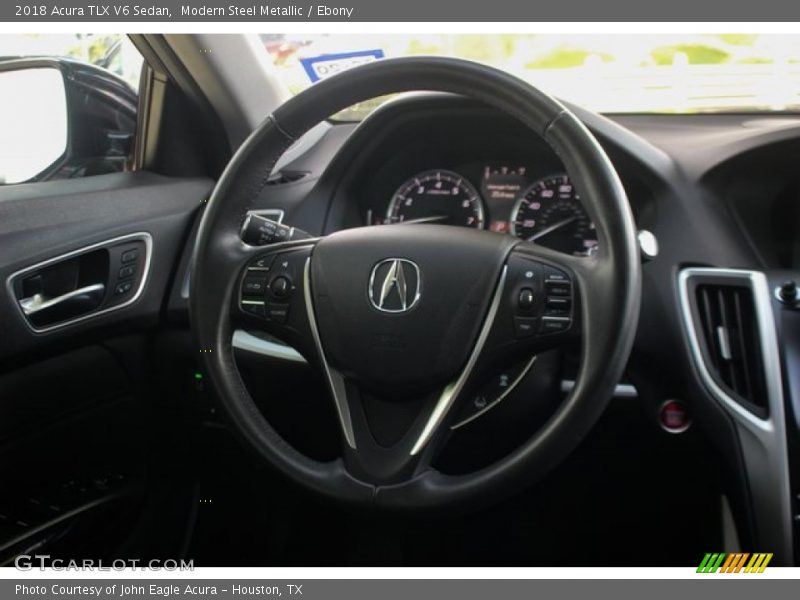 Modern Steel Metallic / Ebony 2018 Acura TLX V6 Sedan