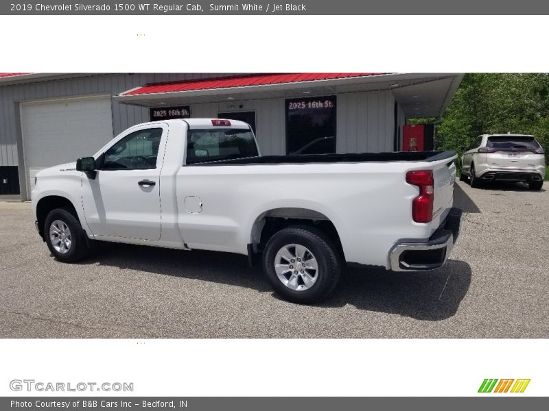 Summit White / Jet Black 2019 Chevrolet Silverado 1500 WT Regular Cab