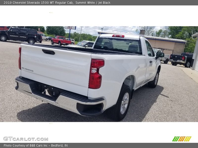 Summit White / Jet Black 2019 Chevrolet Silverado 1500 WT Regular Cab