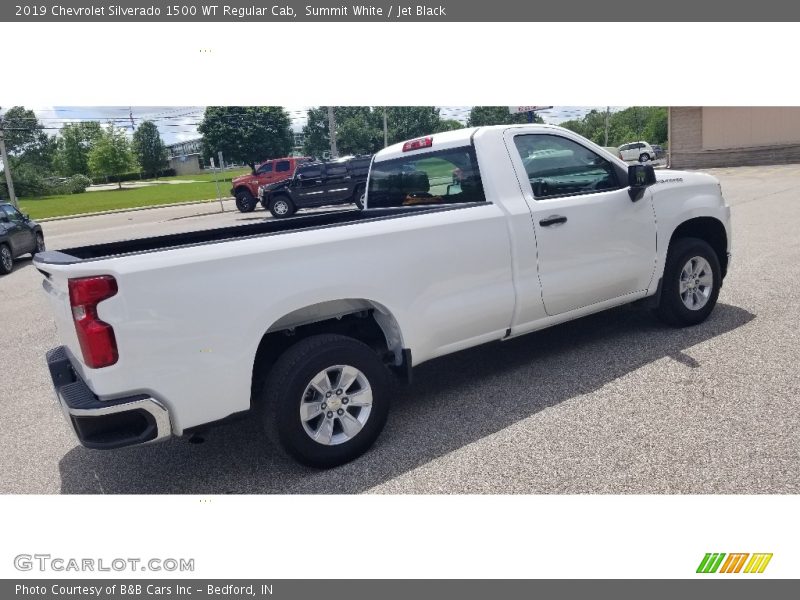 Summit White / Jet Black 2019 Chevrolet Silverado 1500 WT Regular Cab