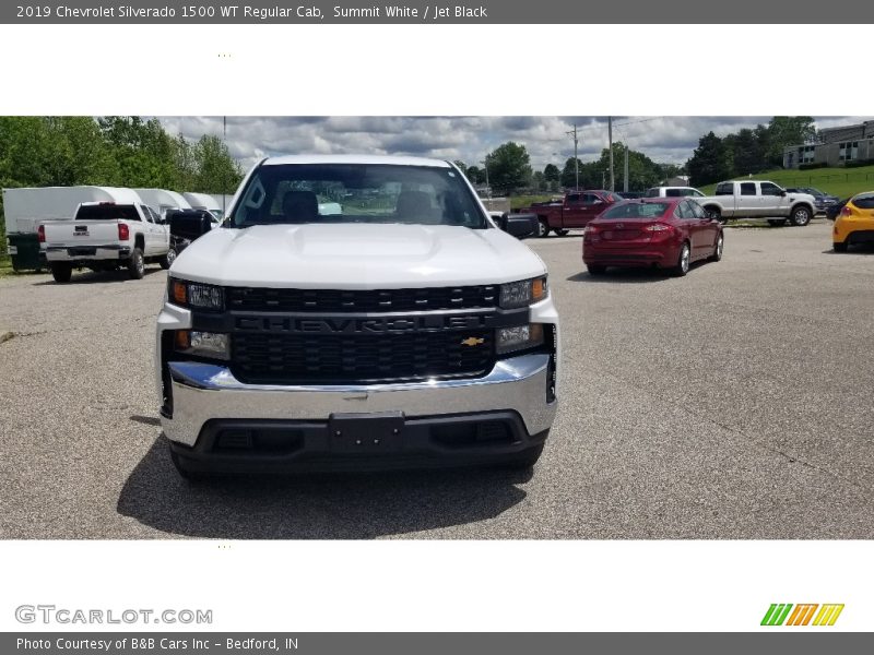 Summit White / Jet Black 2019 Chevrolet Silverado 1500 WT Regular Cab