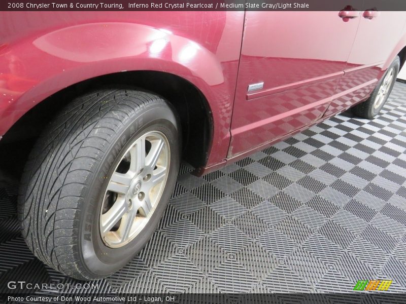 Inferno Red Crystal Pearlcoat / Medium Slate Gray/Light Shale 2008 Chrysler Town & Country Touring