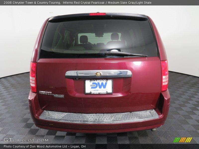 Inferno Red Crystal Pearlcoat / Medium Slate Gray/Light Shale 2008 Chrysler Town & Country Touring