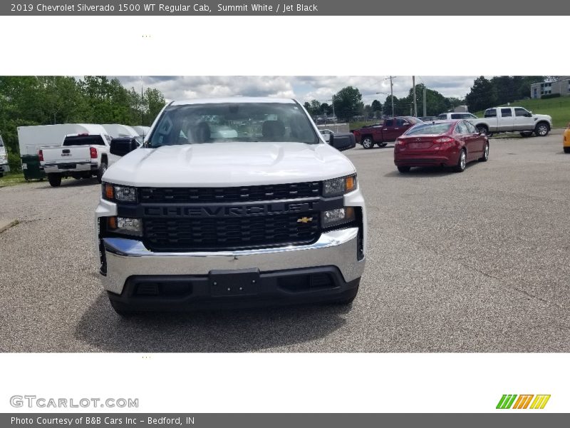 Summit White / Jet Black 2019 Chevrolet Silverado 1500 WT Regular Cab