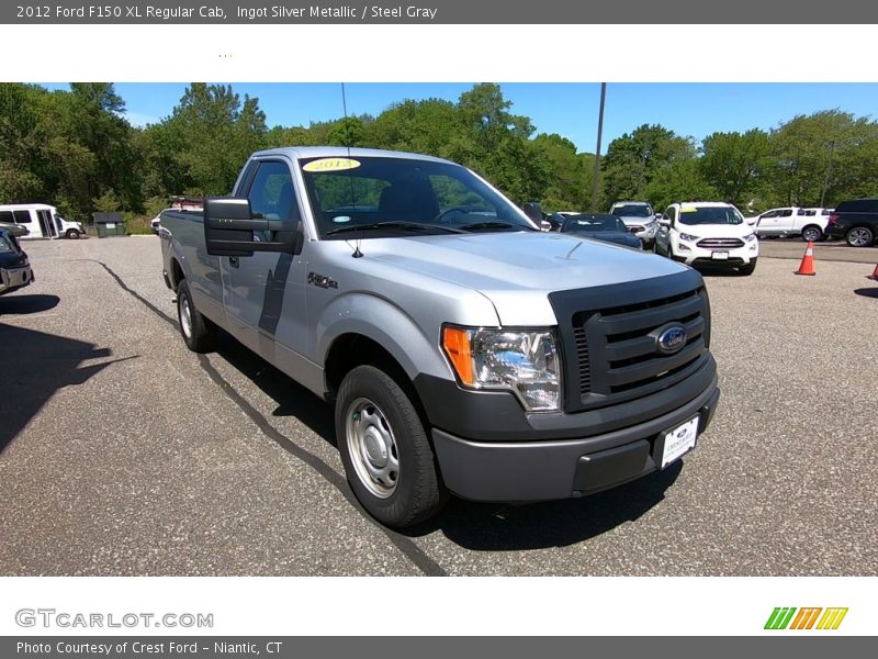 Ingot Silver Metallic / Steel Gray 2012 Ford F150 XL Regular Cab