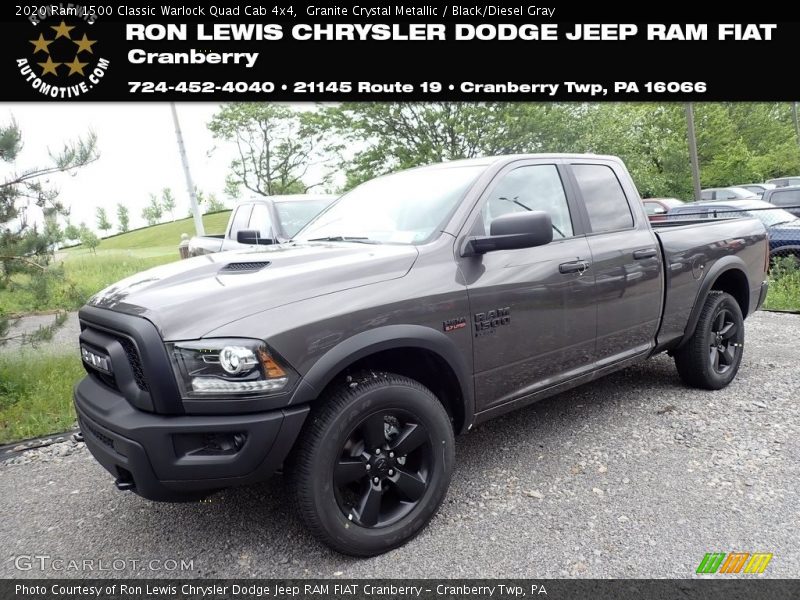 Granite Crystal Metallic / Black/Diesel Gray 2020 Ram 1500 Classic Warlock Quad Cab 4x4
