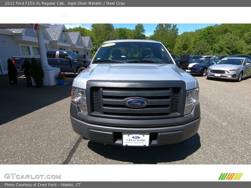 Ingot Silver Metallic / Steel Gray 2012 Ford F150 XL Regular Cab