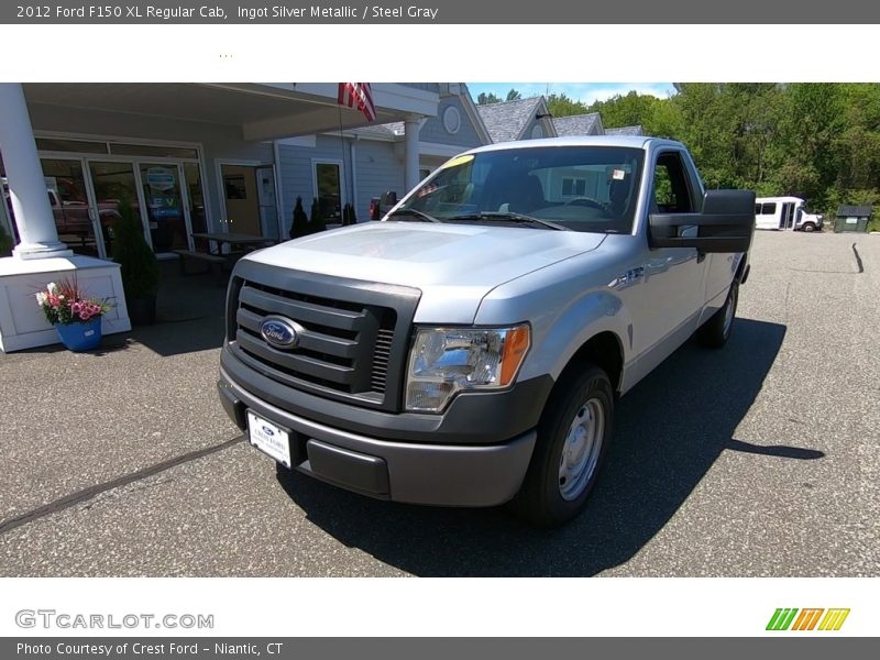 Ingot Silver Metallic / Steel Gray 2012 Ford F150 XL Regular Cab