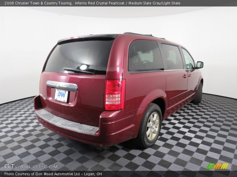 Inferno Red Crystal Pearlcoat / Medium Slate Gray/Light Shale 2008 Chrysler Town & Country Touring