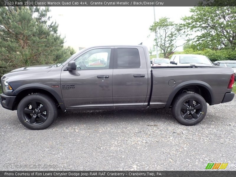 Granite Crystal Metallic / Black/Diesel Gray 2020 Ram 1500 Classic Warlock Quad Cab 4x4