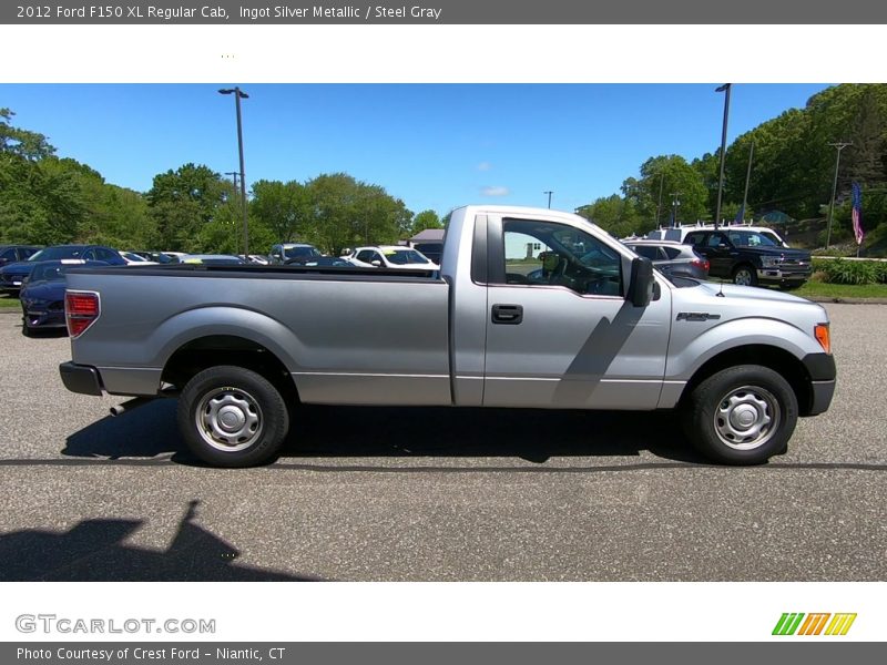 Ingot Silver Metallic / Steel Gray 2012 Ford F150 XL Regular Cab