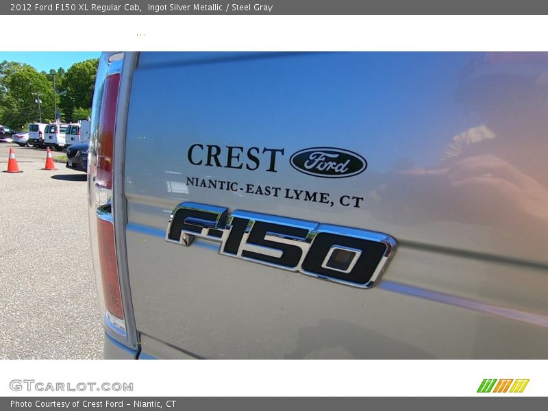 Ingot Silver Metallic / Steel Gray 2012 Ford F150 XL Regular Cab