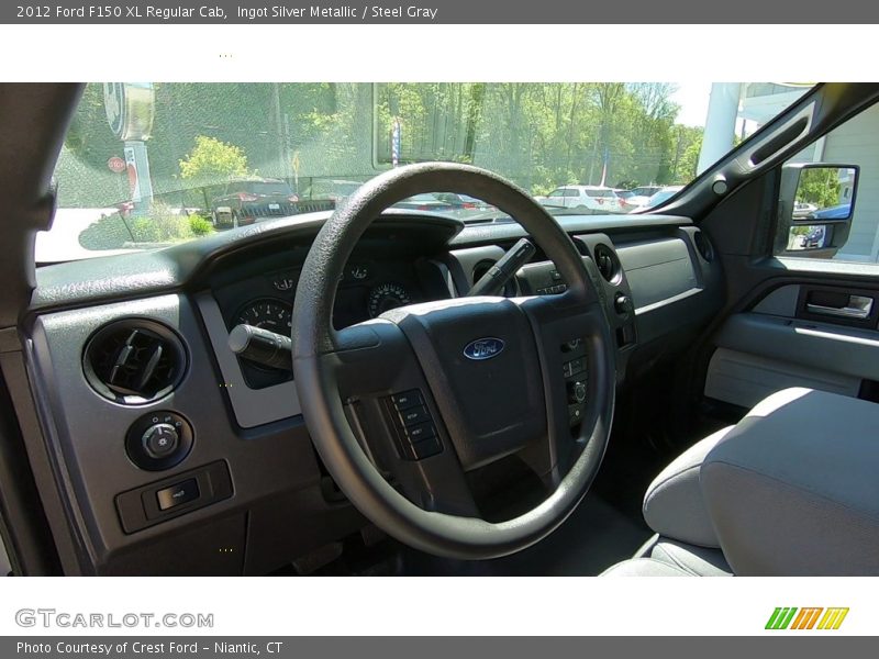 Ingot Silver Metallic / Steel Gray 2012 Ford F150 XL Regular Cab