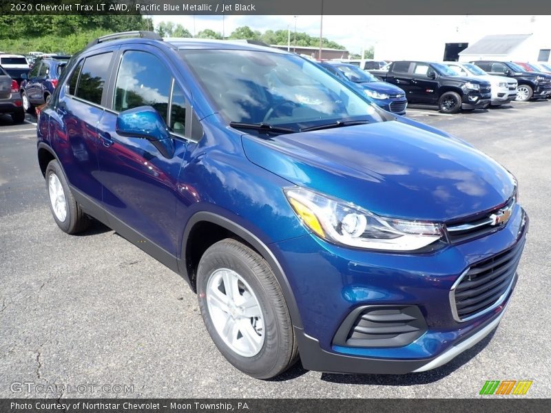 Pacific Blue Metallic / Jet Black 2020 Chevrolet Trax LT AWD