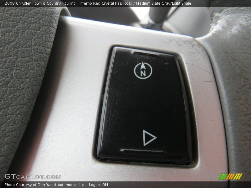 Inferno Red Crystal Pearlcoat / Medium Slate Gray/Light Shale 2008 Chrysler Town & Country Touring