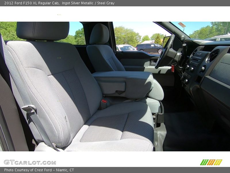 Ingot Silver Metallic / Steel Gray 2012 Ford F150 XL Regular Cab
