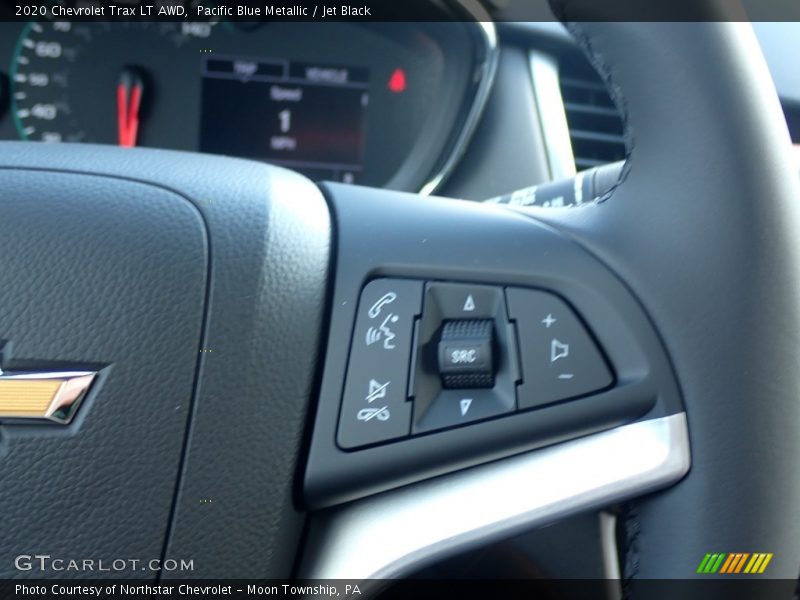 Pacific Blue Metallic / Jet Black 2020 Chevrolet Trax LT AWD