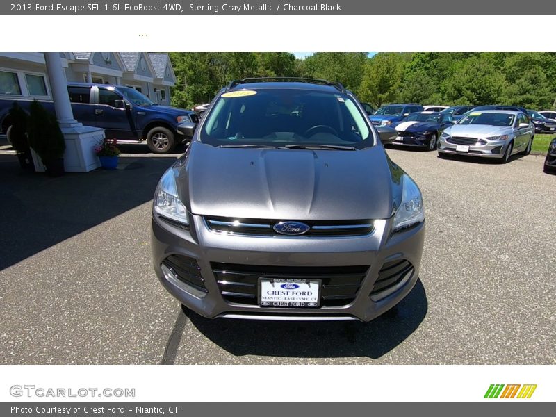 Sterling Gray Metallic / Charcoal Black 2013 Ford Escape SEL 1.6L EcoBoost 4WD