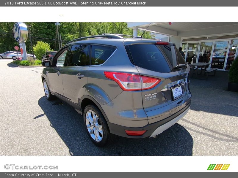 Sterling Gray Metallic / Charcoal Black 2013 Ford Escape SEL 1.6L EcoBoost 4WD
