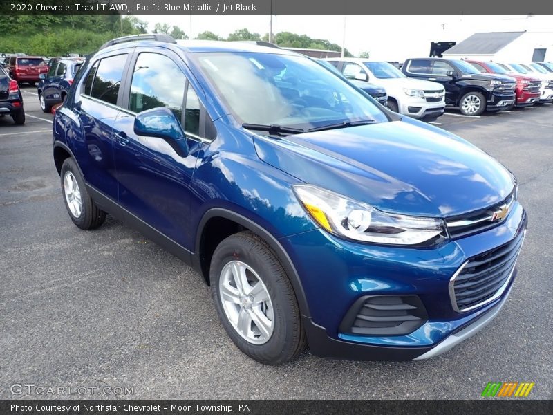 Pacific Blue Metallic / Jet Black 2020 Chevrolet Trax LT AWD