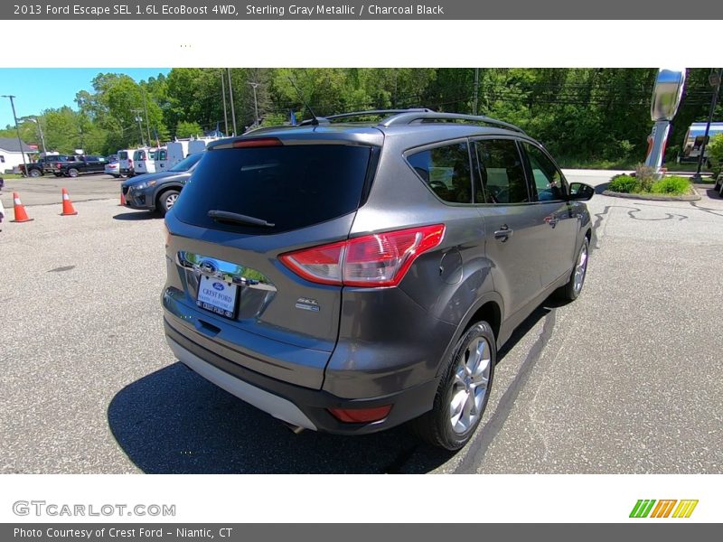 Sterling Gray Metallic / Charcoal Black 2013 Ford Escape SEL 1.6L EcoBoost 4WD