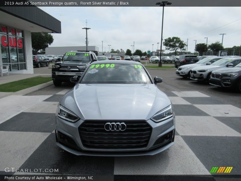 Florett Silver Metallic / Black 2019 Audi A5 Sportback Prestige quattro