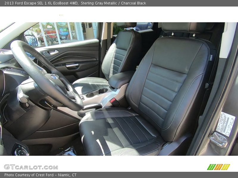 Sterling Gray Metallic / Charcoal Black 2013 Ford Escape SEL 1.6L EcoBoost 4WD