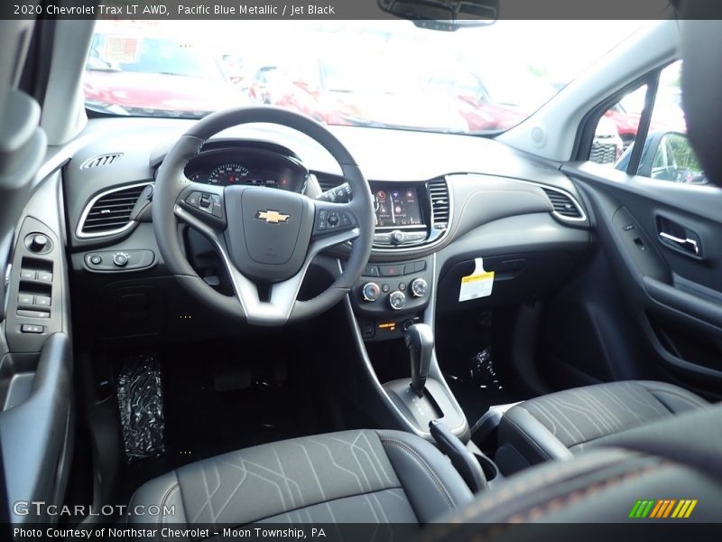 Pacific Blue Metallic / Jet Black 2020 Chevrolet Trax LT AWD