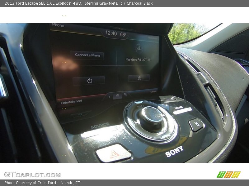 Sterling Gray Metallic / Charcoal Black 2013 Ford Escape SEL 1.6L EcoBoost 4WD