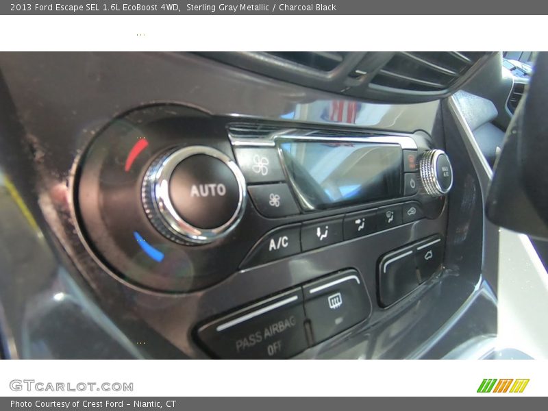 Sterling Gray Metallic / Charcoal Black 2013 Ford Escape SEL 1.6L EcoBoost 4WD